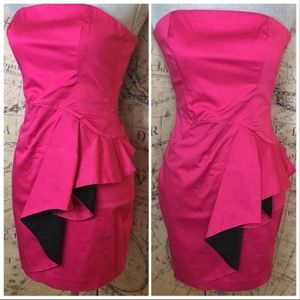 French Connection Hot Pink Cocktail Dress size 0